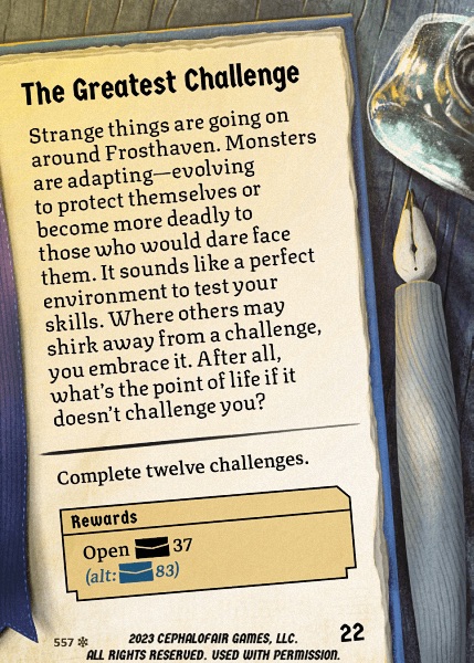 The Greatest Challenge